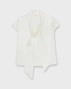 Atelier Tie-Neck Blouse