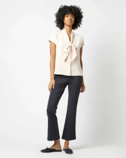 Atelier Tie-Neck Blouse
