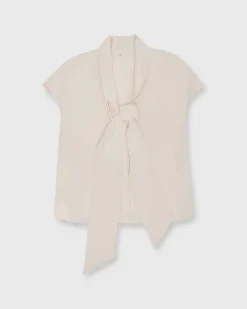 Atelier Tie-Neck Blouse