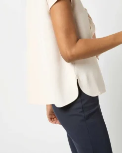 Atelier Tie-Neck Blouse