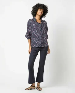 Button-Front Kamille Blouse