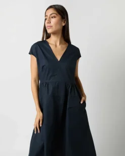 Cap-Sleeve Dress