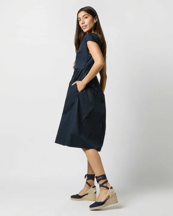 Cap-Sleeve Dress