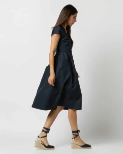 Cap-Sleeve Dress