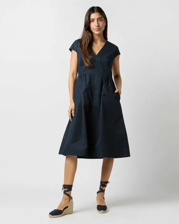 Cap-Sleeve Dress