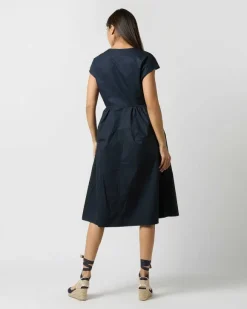 Cap-Sleeve Dress