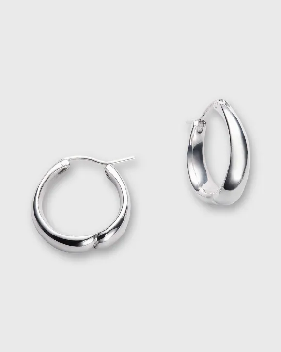 Dented Hoop Earrings