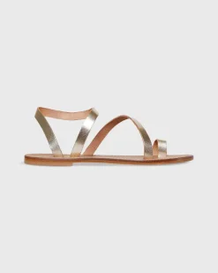 Diagonal Strap Sandal