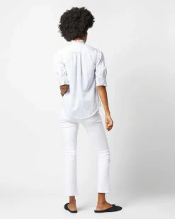Elbow-Sleeve Frill Shirt