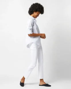 Elbow-Sleeve Frill Shirt