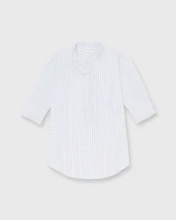 Elbow-Sleeve Frill Shirt