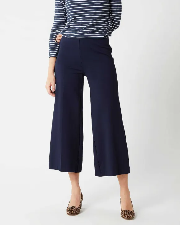 Faye Wide-Leg Cropped Pant