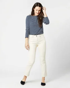 Flare Cropped 5-Pocket Jean