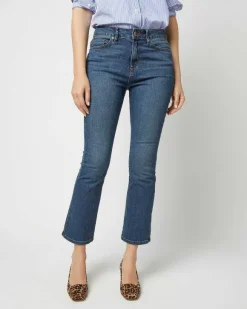 Flare Cropped 5-Pocket Jean