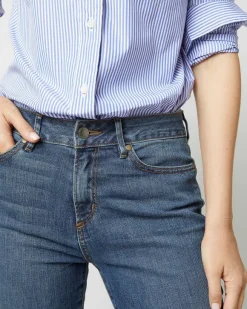 Flare Cropped 5-Pocket Jean