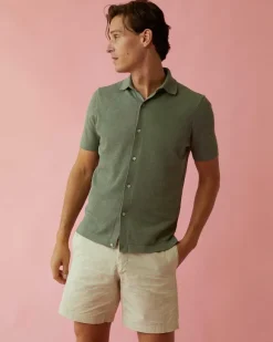 Full-Placket Sweater