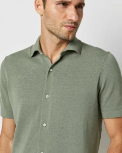 Full-Placket Sweater