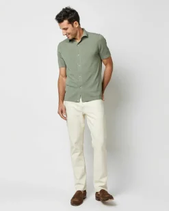 Full-Placket Sweater
