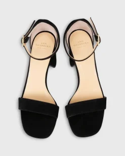 High Ankle-Wrap Block Heel