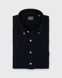 Knit Button-Down Popover Shirt