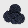 Large Silk Knot Cufflinks