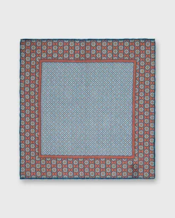 Linen/Cotton Print Pocket Square