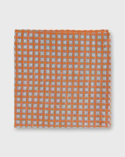 Linen/Cotton Print Pocket Square