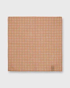 Linen/Cotton Print Pocket Square