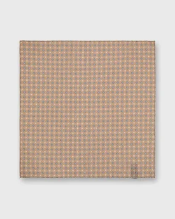 Linen/Cotton Print Pocket Square