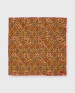 Linen Print Pocket Square