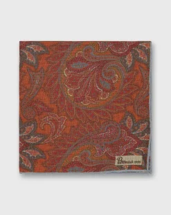 Linen Print Pocket Square