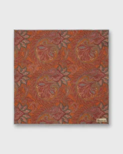 Linen Print Pocket Square