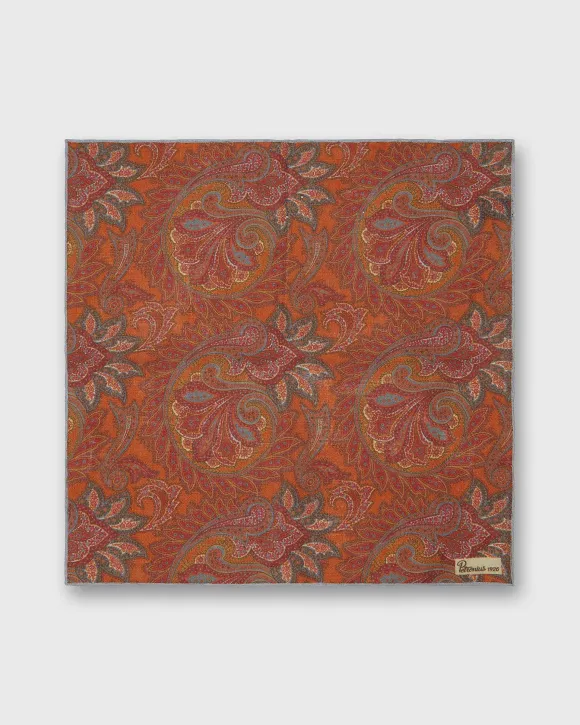 Linen Print Pocket Square