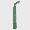 Linen/Silk Print Tie
