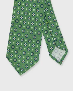 Linen/Silk Print Tie
