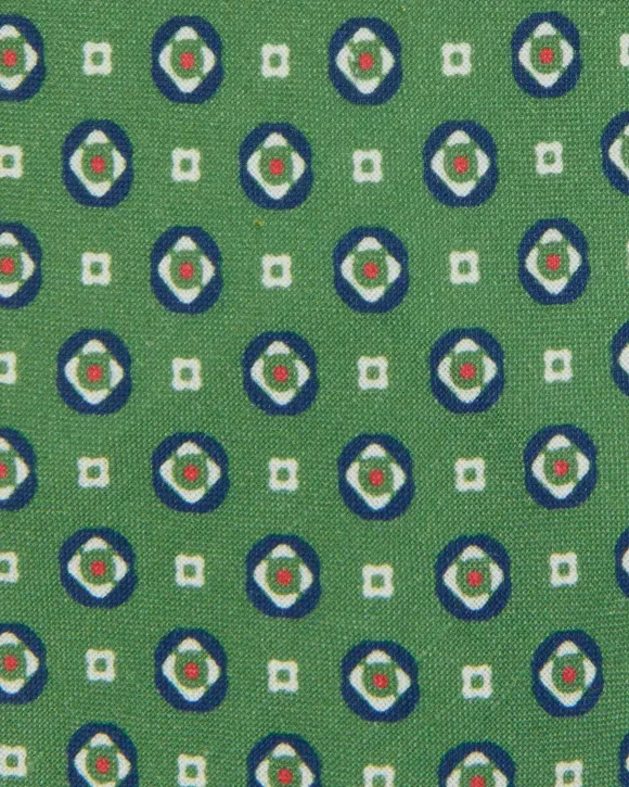 Linen/Silk Print Tie