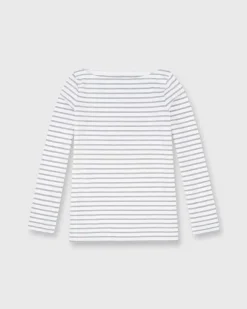 Long-Sleeved Boatneck Tee