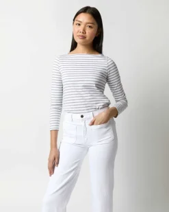 Long-Sleeved Boatneck Tee