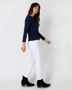 Long-Sleeved Boatneck Tee