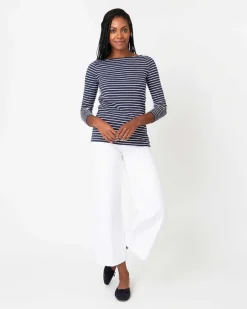 Long-Sleeved Boatneck Tee