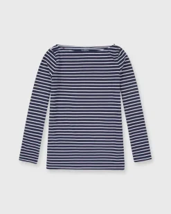 Long-Sleeved Boatneck Tee