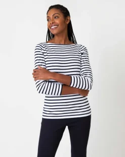 Long-Sleeved Boatneck Tee