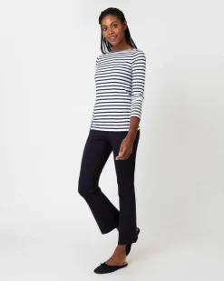 Long-Sleeved Boatneck Tee