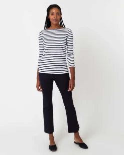 Long-Sleeved Boatneck Tee