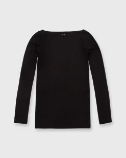 Long-Sleeved Boatneck Tee