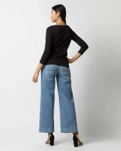 Long-Sleeved Boatneck Tee