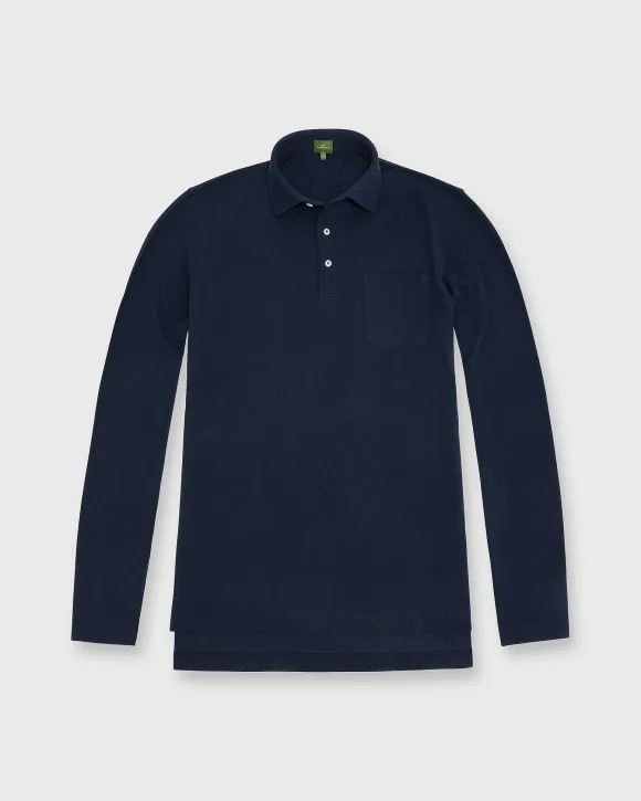 Long-Sleeved Polo