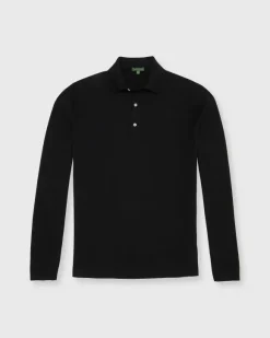 Long-Sleeved Rally Polo Sweater