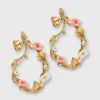 Mini Flower Whirl Earrings