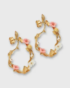 Mini Flower Whirl Earrings